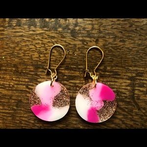 Handmade resin earrings